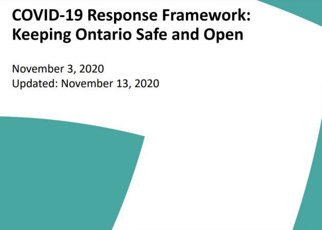 UPDATED*** COVID-19 Response Framework: Keeping Ontario Safe & Open